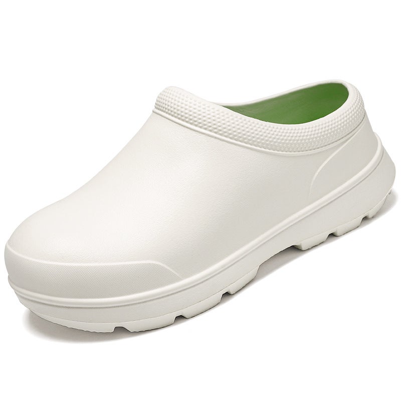 Chef Shoes Breathable Non-Slip Waterproof And Oil-Proof Kitchen Shoes Men'S Work Shoes Nurse Shoes Women'S Water Shoes Black - Image 1